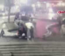 Taksim'de kapkaç terörü! Şüpheli kaptı ama kaçamadı