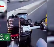 Trafikte akrobatik hareketler yapan maganda hakkında gereği yapıldı