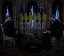 Ukrayna Cumhurbaşkanlığı Saray'ı karanlığa gömüldü