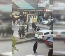 Yüksekova'da cadde ortasında kavga
