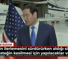 ABD Sudan için net konuştu "Silah vermeyi durdurun"