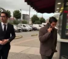 Beşiktaşlı futbolcu Necip Uysal, suç duyurusu için adliyede