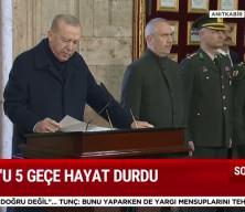 Cumhurbaşkanı Erdoğan Anıtkabir'de! Gazi Mustafa Kemal Atatürk ölümünün 87. yılında anılıyor