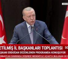 Cumhurbaşkanı Erdoğan "Millet olarak hepimizin başı sağolsun!" dedi