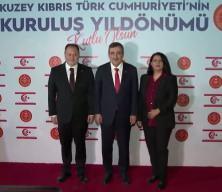 Cumhurbaşkanı Yardımcısı Yılmaz, KKTC Cumhuriyet Meclisi'nde düzenlenen resepsiyona katıldı