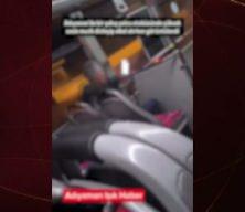 Halk otobüsünde alkol rezaleti kameralara böyle yansıdı