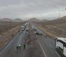 Kayseri’de aynı yolda 2 kaza: 1 ölü, 2 yaralı