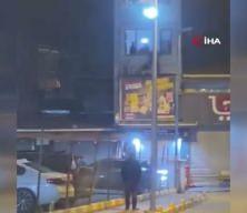 Komşusunu önce darp etti daha sonra pencereden attı