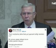 Mansur Yavaş’tan ‘yol yapılmasın’ ısrarı: “İnanmıyorsan yapay zekaya sor”