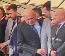  Şehit cenazesinde milletvekili Çömez'in iterek en ön safta olma girişimi tepki çekti