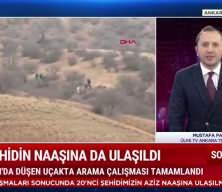 MSB: Düşen uçaktaki son şehidimizin naaşına da ulaşıldı