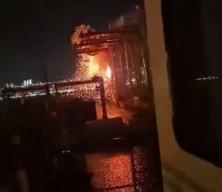 Rusya'nın Novorossiysk bölgesindeki İHA saldırısının görüntüleri ortaya çıktı