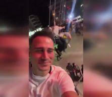 Şehit Astsubay Burak İbbiği'nin lunaparktaki görüntüsü ortaya çıktı