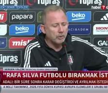Sergen Yalçın: Rafa Silva ilk gün bana ''Futbolu bırakmak istiyorum'' dedi.