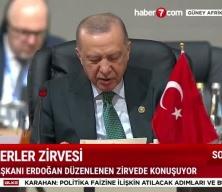 Cumhurbaşkanı Erdoğan: Kalıcı barışın yegane yolu iki devletli çözüm