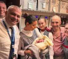 Havada doğum sürprizi!