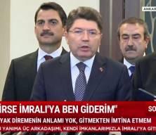 Adalet Bakanı Yılmaz "İmamoğlu'nun davasının TV'den yayınlanabilir mi?" sorusuna cevap verdi