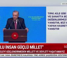 Cumhurbaşkanı Recep Tayyip Erdoğan nüfus artış hızıyla ilgili olarak "Şu an bir felaketi yaşıyoruz "dedi