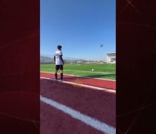 Henüz 13 yaşında! Attığı golle ağızları açık bıraktı