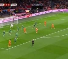 Hollanda Litvanya'yı yenerek Dünya Kupası'na katılım hakkı kazandı