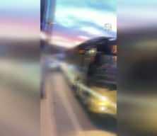 İETT şoförünün tartıştığı yolcuya saldırması kamerada