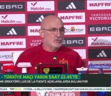 İspanya Teknik Direktörü  yarınki müsabaka için 'Üst seviye bir maç olacak' dedi