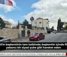 İsrail'den çirkin provokasyon! Türkiye'nin Kudüs Başkonsolosluğu önünde toplandılar