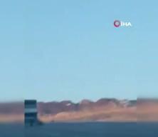 Kamyonetin arkasına bağlanan at yola düşüp sürüklendi: O anlar kamerada