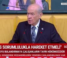 MHP lideri Devlet Bahçeli "Gerekirse yanıma üç arkadaşımı alıp İmralı'ya giderim!" dedi.