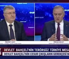 MHP'li Erkan Akçay MHP lideri Devlet Bahçel'nin Terörsüz Türkiye konusundaki duruşunu  açıkladı