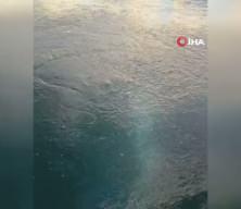 Sapanca Gölü'nde esrarengiz görüntü