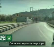 Sarıyer'deki trafik magandası hakkında "gereği yapıldı"