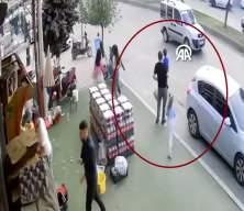 Yürekleri ağza getiren kaza! Kural tanımaz forklift sürücüsü dehşet saçtı! 