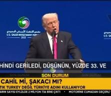 ABD Başkanı Donald Trump'tan 'Turkey' şakası 