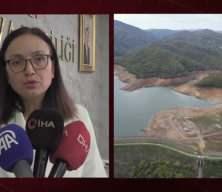 Yalova'nın su ihtiyacını karşılayan Gökçe Barajı'nda su seviyesi yüzde 10'a geriledi