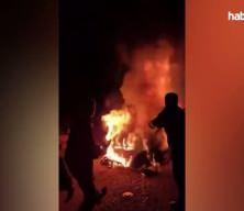 Alev alan araçtaki 5 kişiyi kurtardı! Bakandan Tunç'tan tebrik mesajı