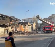 İki katlı evde patlama meydana geldi, 1 kişi yaralandı