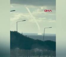 İstanbul’da hortum görüldü