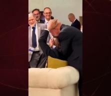 Lula ve Ghebreyesus'un güldüren görüntüsü!