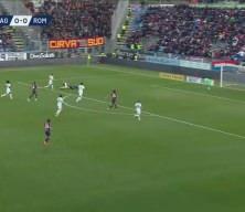 Zeki Çelik kırmızı kart gördü, Roma Sardinya’dan eli boş döndü!