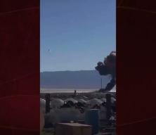 ABD'de F-16 savaş uçağı düştü!
