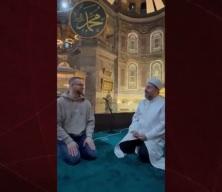 Almanyalı Yven, Ayasofya Camii'den Müslüman oldu