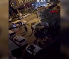 Avcılar'da sokak ortasında tekmeler yumruklar havada uçuştu