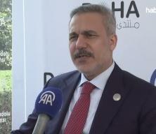 Bakan Hakan Fidan'dan Gazze mesajı: Elimizden geleni yapacağız