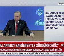 Cumhurbaşkanı Erdoğan "Engelliler için 2.eylem planını hazırlıyoruz" dedi.