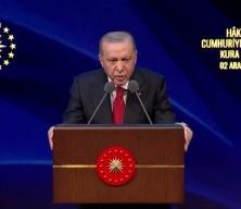 Cumhurbaşkanı Erdoğan "hukuk önünde herkes eşittir" dedi.