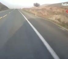 Elazığ'da yürekleri ağza getiren anlar! Hatalı sollama faciayla sonuçlanıyordu