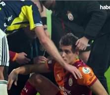 Galatasaraylı Kazımcan'ın gözüne çakmak atan taraftar yakalandı