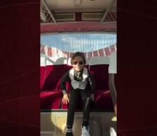 Kenan Sofuoğlu’nun oğlu Zayn, bu sefer de otobüs direksiyonuna geçti