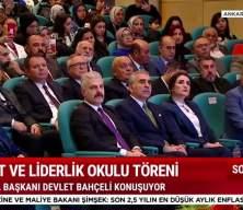 MHP Lideri Bahçeli: "Siyaset ve Liderlik Okulu'nun marka değeri gittikçe yükselmektedir"